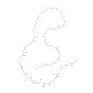 Guirlande lumineuse en plastique blanc 2m