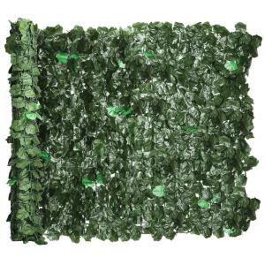 Haie artificiel brise-vue anti-uv feuillage réaliste vert m…