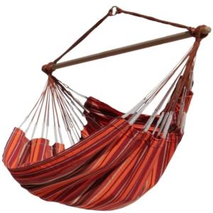 Hamac chaise XXL en coton multicolore