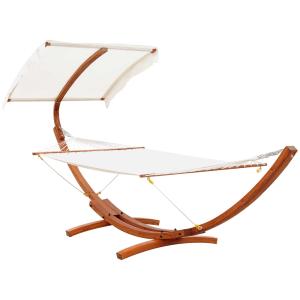 Hamac de jardin 2 personnes 180 kg en bois couleur unique