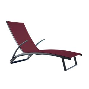 Hamac en aluminium bordeaux