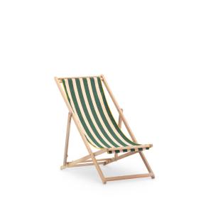 Hamac pliable avec tissu à rayures vertes