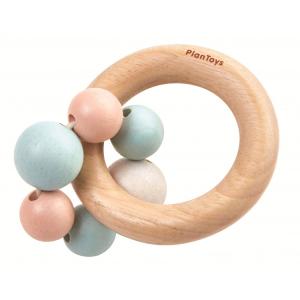 Hochet de perles pastel