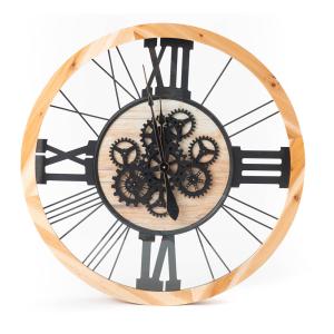 Horloge   80 cm marron en bois