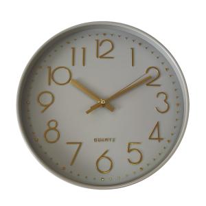 Horloge color block gris 30.5cm