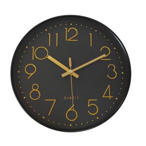 Horloge color block noir 30.5cm