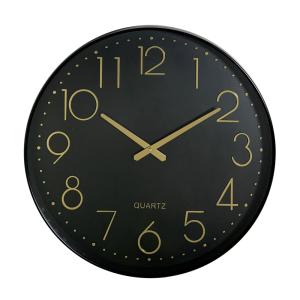 Horloge color block noir 50.9cm