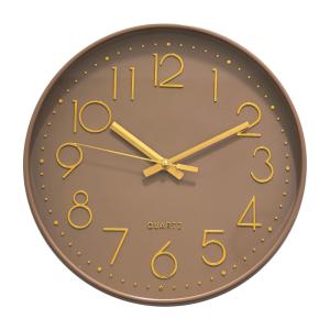 Horloge color café au lait 30,5cm