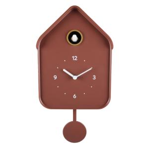 Horloge coucou terracotta 20.6x39cm
