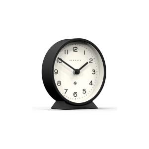 Horloge de cheminée moderne silicone noir