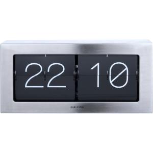 Horloge de table acier acier 37x17,5x9cm