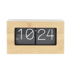 Horloge de table acier brun 20,5x7x11,5cm