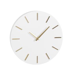Horloge en aluminium blanc D35,5