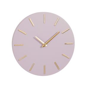 Horloge en aluminium lilas D35.5