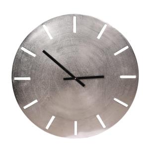 Horloge en métal  58 cm argent