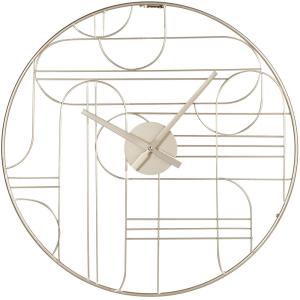 Horloge en métal doré D50