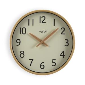 Horloge en plastique beige