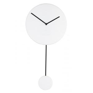 Horloge en plastique blanc