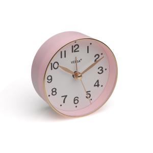 Horloge en plastique rose