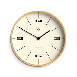 Horloge mural moderne en bambou naturel