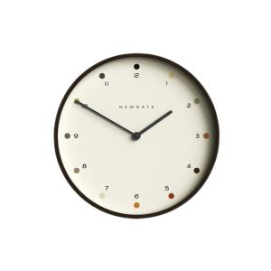 Horloge mural moderne ronde en contreplaqué foncé