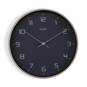 Horloge murale 4,3 x 30,5 x 30,5 cm, Bleu