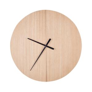 Horloge murale 60 cm marron clair