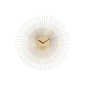 Horloge murale acier couleur or Ø60cm