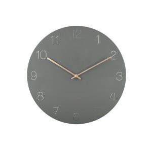 Horloge murale acier vert Ø40cm