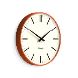 Horloge murale avec un boîtier mat citrouille' orange 33x6x…