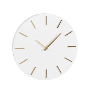 Horloge murale Blanc Aluminium H4xl35.5xL35.5cm