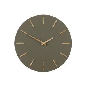 Horloge murale Brun foncé Aluminium H4xl35.5xL35.5cm