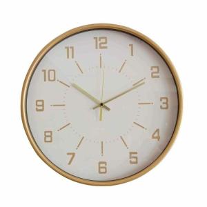 Horloge murale de style vintage en bois blanc