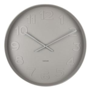 Horloge murale échantillon gris Ø51cm