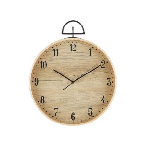 Horloge murale effet bois effet clair ø 40 cm