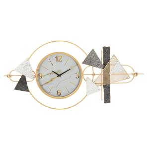 Horloge murale en métal multicolore cm 120x6x60