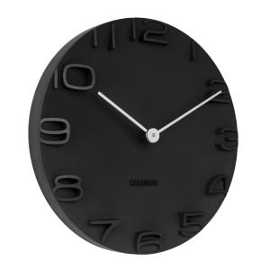 Horloge murale en plastique noir D42