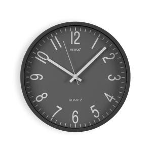 Horloge murale en polypropylène gris