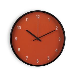 Horloge murale en verre rouge