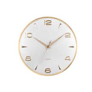 Horloge murale fer blanc 40.6x5x40.6cm