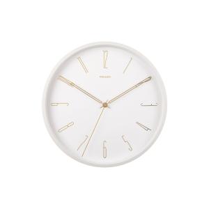Horloge murale fer blanc Ø35cm