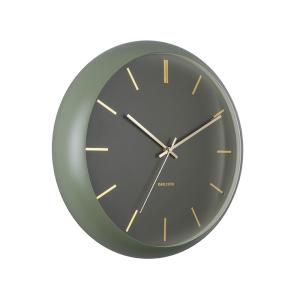 Horloge murale fer vert Ø40cm