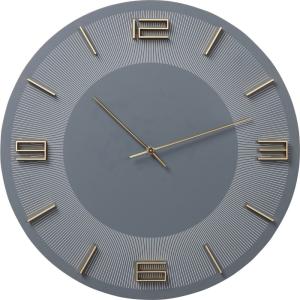 Horloge murale Leonardo grise Kare Design