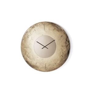 Horloge murale miroir couleur or Ø 120 cm