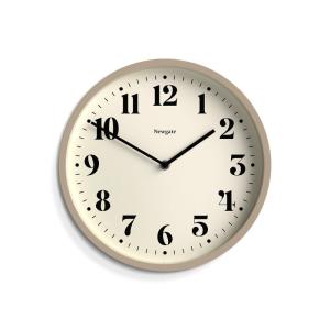 Horloge murale moderne ronde en gris