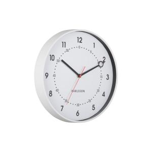 Horloge murale plastique blanc 31.5x31.5x31.5cm