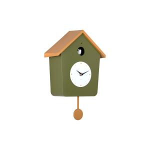 Horloge murale polystyrène vert armée 23x10.5x26.4cm