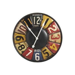 Horloge murale rétro en métal