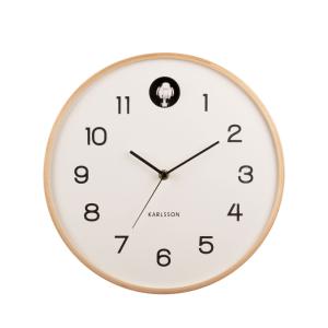 Horloge murale ronde ø31,5cm - Blanc