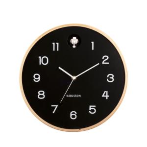 Horloge murale ronde ø31,5cm - Noir